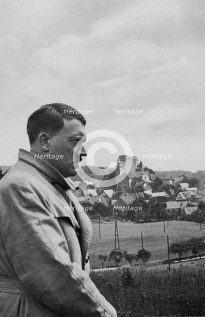 German Nazi leader Adolf Hitler, 1936.Artist: Frank Schweiz
