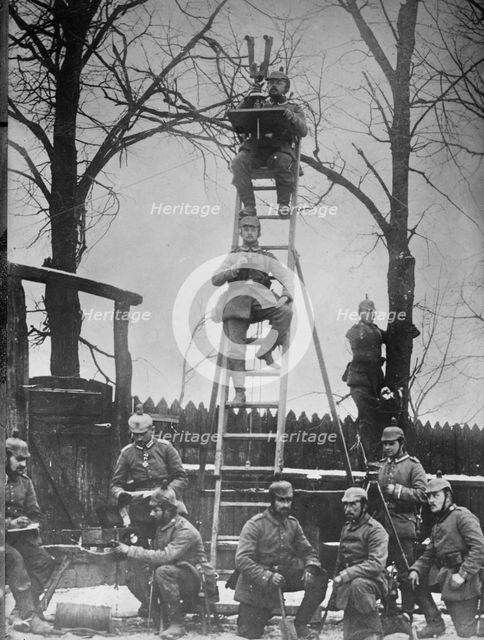 German observers, between c1915 and 1918. Creator: Bain News Service.