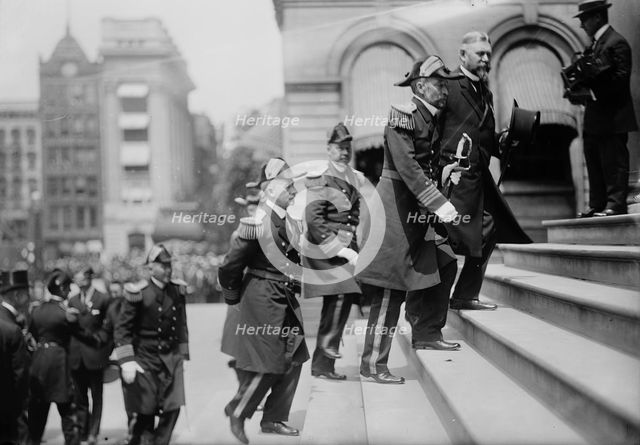German officers in N.Y., between c1910 and c1915. Creator: Bain News Service.
