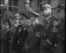 German Officers in the Rhineland, 1936. Creator: British Pathe Ltd