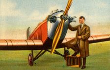 German aviator Friedrich Karl von Koenig-Warthausen, 1932. Creator: Unknown