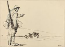 German Advance, c. 1914/1919. Creator: Jean Louis Forain