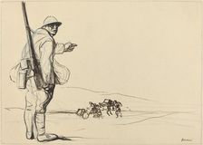 German Advance, c. 1914/1919. Creator: Jean Louis Forain