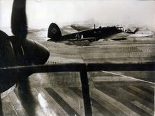 German aircraft on a reconnaissance mission, 1942