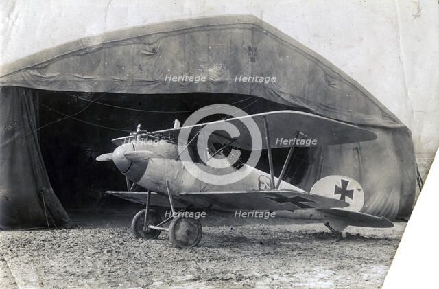 German Albatros DV, Souilly, France, 2 January 1918. Artist: Unknown