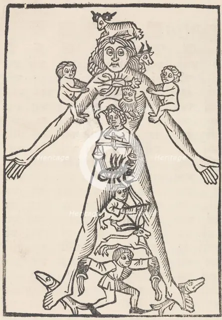 German Almanac, 1484. Creator: Unknown.