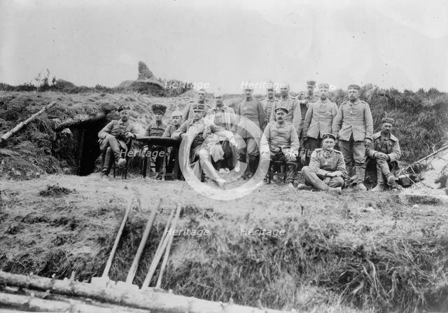 German Army field Hdqrs. near Ostend, between c1914 and c1915. Creator: Bain News Service.