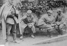 German artillerists on firing line, Verdun, between c1914 and c1915. Creator: Bain News Service
