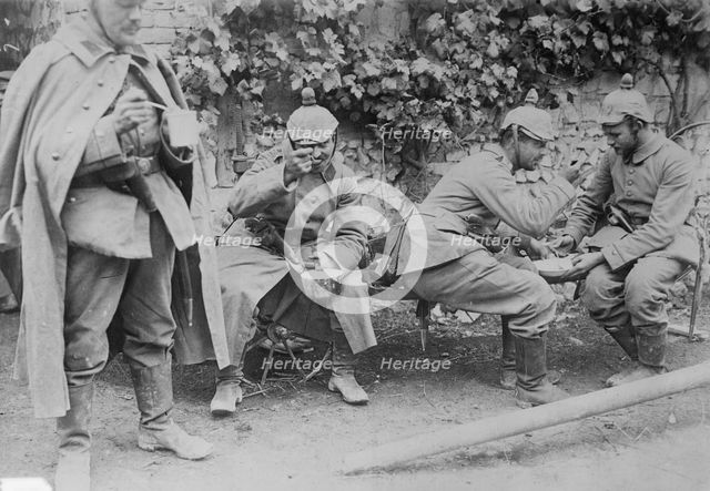 German artillerists on firing line, Verdun, between c1914 and c1915. Creator: Bain News Service.