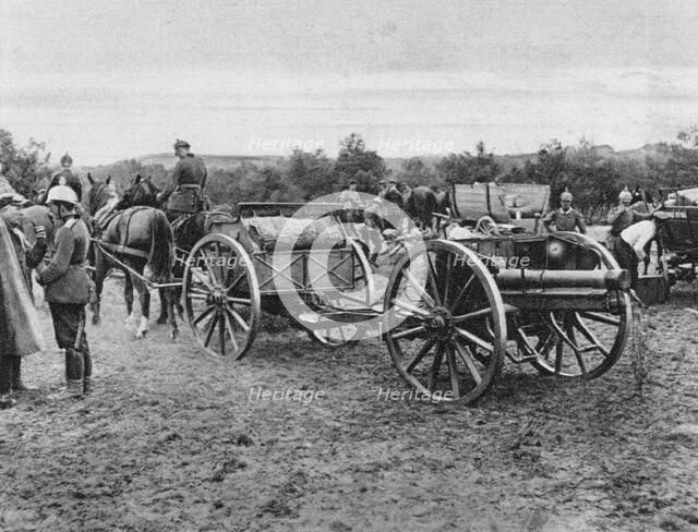 German artillery, World War I, 1915. Artist: Unknown