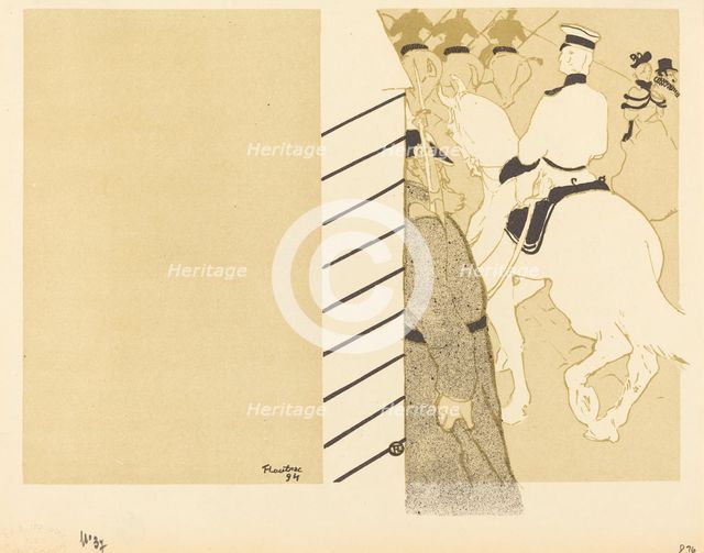German Babylon (Babylone d'Allemagne), 1894. Creator: Henri de Toulouse-Lautrec.