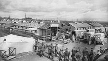 German bandaging station at Vigneulles, Lorraine, France, World War I, 1915