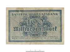 German banknote (Bavaria), 1923