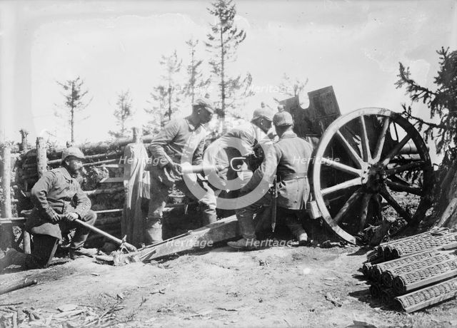 German Battery in Galicia, between 1914 and c1915. Creator: Bain News Service.