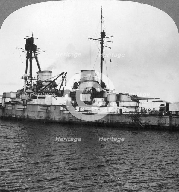 German battlecruiser 'Derfflinger', World War I, 1918. Artist: Realistic Travels Publishers