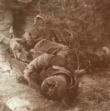 German body, Champagne, northern France, 1915
