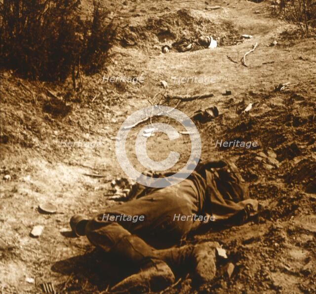 German body, Chavonne, France, c1914-c1918. Artist: Unknown.