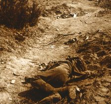 German body, Chavonne, France, c1914-c1918