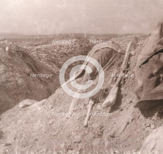 German body, Somme, northern France, c1914-c1918. Artist: Unknown.