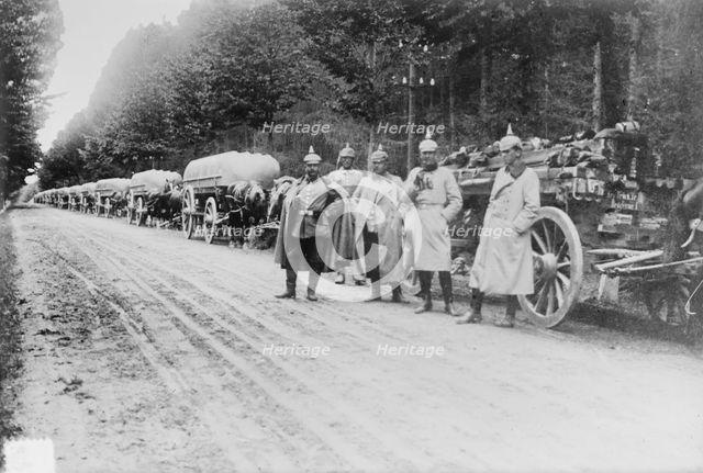 German bridge train, between c1914 and c1915. Creator: Bain News Service.