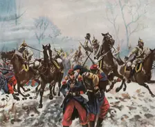 German cuirassiers at Poupry, 2 December 1870, (1936). Creator: Unknown