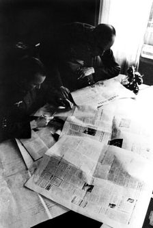 German censorship of the French press, occupied Paris, May 1944