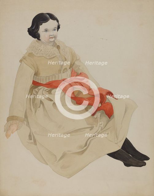 German China Head Doll, 1935/1942. Creator: Unknown.