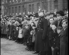 German Civilians and Police Officers, 1936. Creator: British Pathe Ltd