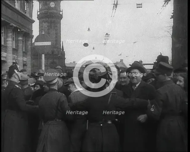 German Civilians and Police Officers, 1936. Creator: British Pathe Ltd.