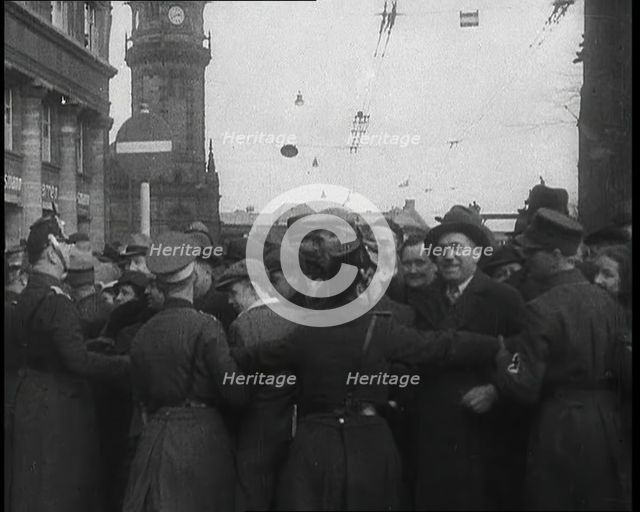 German Civilians and Police Officers, 1936. Creator: British Pathe Ltd.