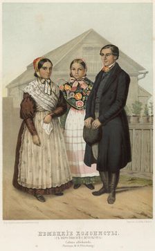 German colonists. (From the outskirts of St. Petersburg), 1862. Creator: A Derzhanovskii