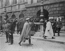German Commandant's Hdqtrs., Antwerp, 1914. Creator: Bain News Service