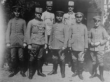 German Commanders awarded Iron Cross: Gen. Stolzman, Lt. Purtscher, Maj..., between c1910 and c1915. Creator: Bain News Service