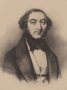 German composer and teacher Eduard Marxsen (1806-1887), 1840s