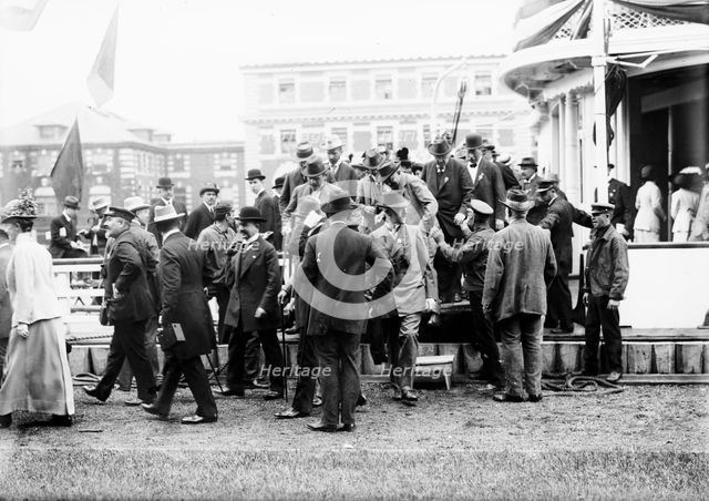 German Doctors at Ellis Island, 1912. Creator: Bain News Service.