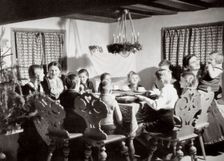 German family at Christmas, Germany, 1936. Creator: Unknown