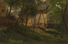 German Farm, 1859. Creator: Hans Gude