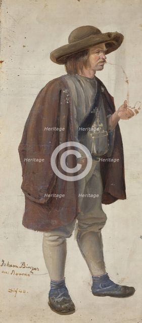 German Farmer, 1840. Creator: Adolph Tidemand.
