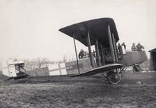 German Friedrichshafen G III bomber, Ljungbyhed airfield, Sweden, 1919. Creator: Unknown