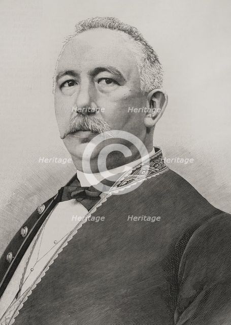 Germán Gamazo Calvo (1840-1901), Spanish liberal politician, 1898. Creator: Benigno Matute Parga.