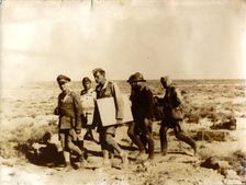 German General Erwin Rommel and officers in the Libyan desert, World War II, c1941-c1943