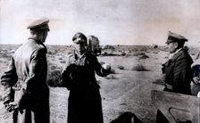 German General Erwin Rommel, Tobruk, Libya, World War II, 1941. Creator: Unknown