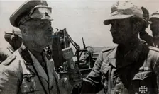 German General Erwin Rommel, Tobruk, Libya, World War II, 1941. Creator: Unknown