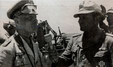 German General Erwin Rommel, Tobruk, Libya, World War II, 1941. Creator: Unknown