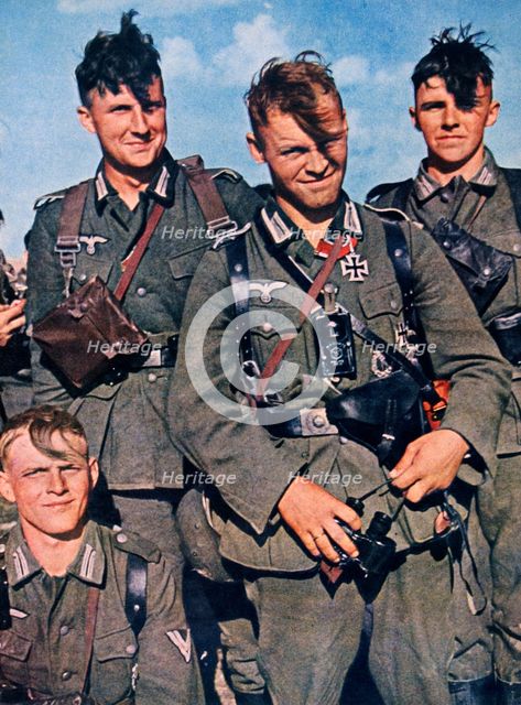 German Grenadiers, 1943. Artist: Unknown