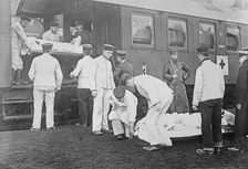 German hospital train, between 1914 and c1915. Creator: Bain News Service