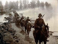 German Horse Cavalry, German/Russian front, c1942. Creator: Unknown