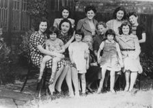 German-Jewish refugees at Harris House, Southport, Lancashire, 1938-1939