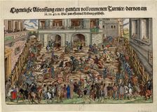 German Knight Tournament, ca 1530. Artist: Anonymous