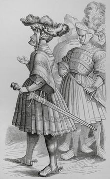 German Knights, 15th century, (1878). Creator: Unknown